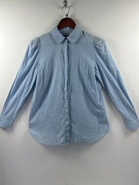 Tuckernuck Chambray Long Sleeve Button Down Top Size S